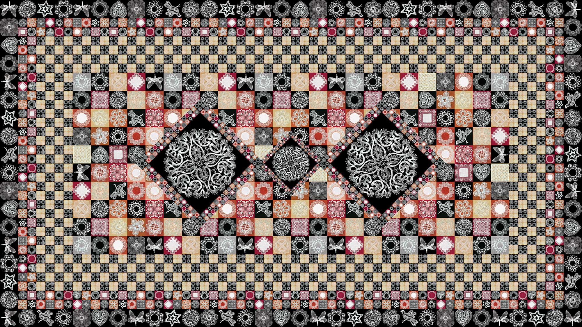 NOSTALGIA-tafelkleed-oranjebruin_YW